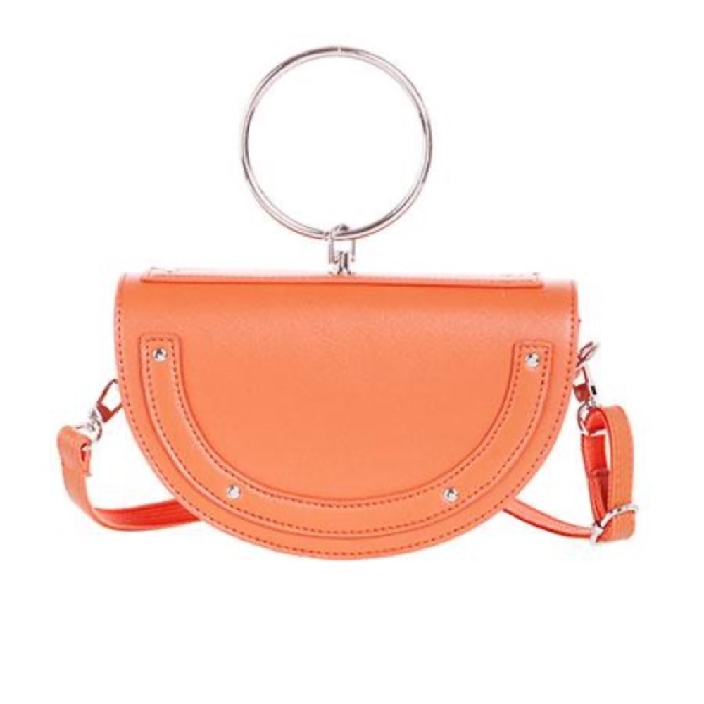Miniso | Orange Semicircle Crossbody Bag